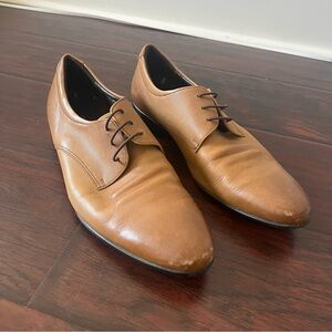 Melvin by Tandy Men’s Brown/Tan Oxford Lace-up Dress Shoes (260/8)